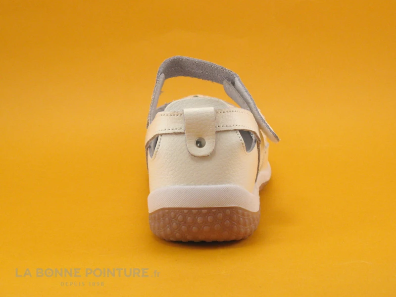 Enza Nucci LS4615 Blanc - Fleurs - Ballerine A Velcro Femme 4 Enza Nucci LS4615 Blanc - Fleurs - Ballerine A Velcro Femme – Image 4