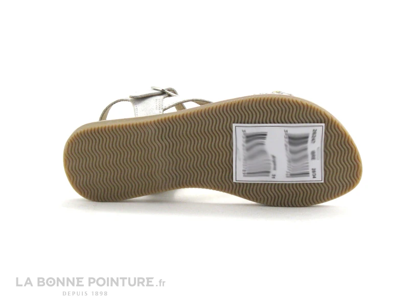 Wipop IBRE Argent - Nu-pieds Fille Brillant 4 Wipop IBRE Argent - Nu-pieds Fille Brillant – Image 4
