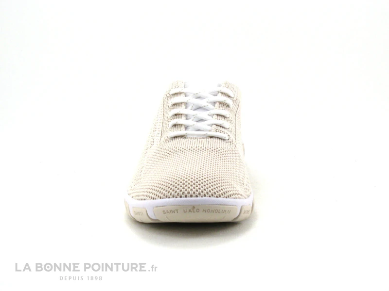 TBS JAZARIA Q7373 - Sneakers Flyknit Eco Pet - Quartz - Femme Beige F 2 TBS JAZARIA Q7373 - Sneakers Flyknit Eco Pet - Quartz - Femme Beige F – Image 2