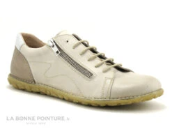 Alce Shoes 9156 Beige Marron - Chaussure Basse Femme Zippee