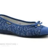 Semelflex DONA 2 Jeans - Pantoufle Ballerine Femme Bleue