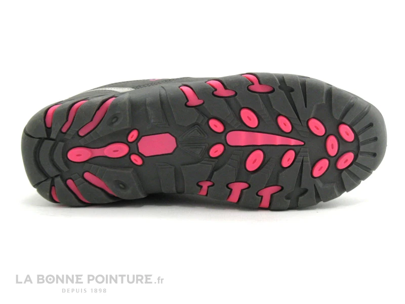 Ushuaia HUARAZ Gris Fonce Rose - Basket Randonnee Femme 7 Ushuaia HUARAZ Gris Fonce Rose - Basket Randonnee Femme – Image 7