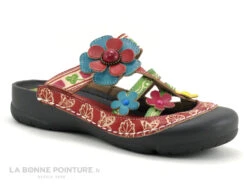 Laura Vita PHENIX Rouge - Sabot Mode Femme