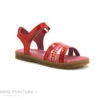 Pampa Blue MIXBLUE Verni Cerise - 1M2030 Sandale Rouge Fille