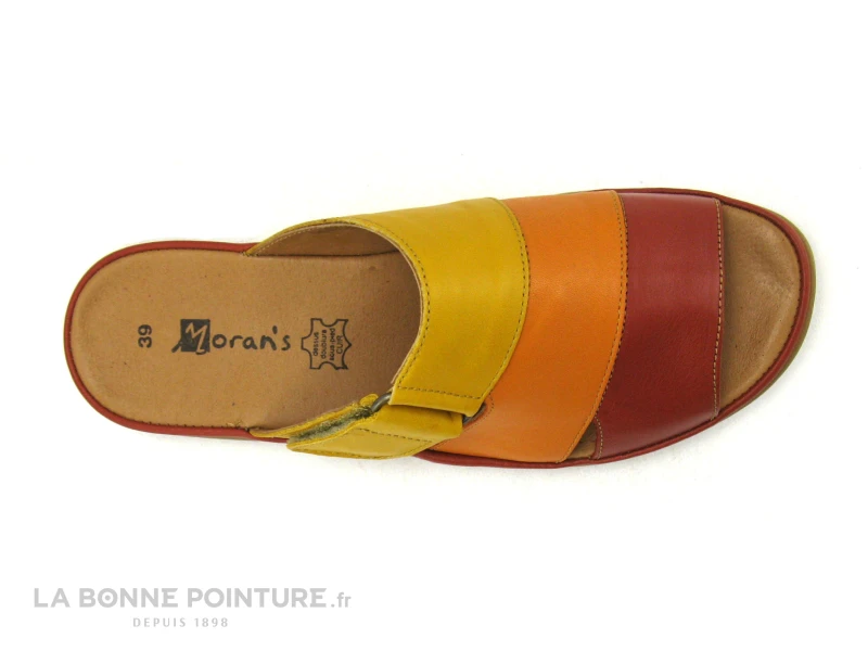 Morans FAFILE Brique Rouge - Orange - Jaune - Mule Reglable 6 Morans FAFILE Brique Rouge - Orange - Jaune - Mule Reglable – Image 6