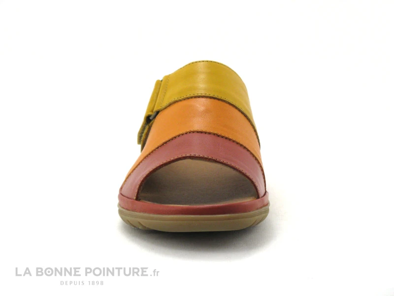 Morans FAFILE Brique Rouge - Orange - Jaune - Mule Reglable 2 Morans FAFILE Brique Rouge - Orange - Jaune - Mule Reglable – Image 2