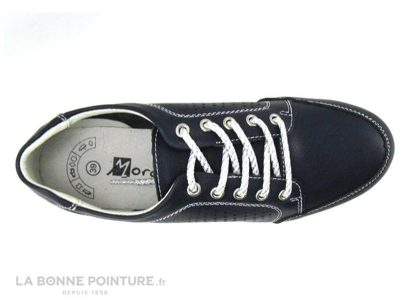 Morans WADLEY Marine - Chaussure A Lacet Femme Cuir Bleu 6 Morans WADLEY Marine - Chaussure A Lacet Femme Cuir Bleu – Image 6