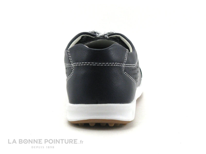 Morans WADLEY Marine - Chaussure A Lacet Femme Cuir Bleu 4 Morans WADLEY Marine - Chaussure A Lacet Femme Cuir Bleu – Image 4