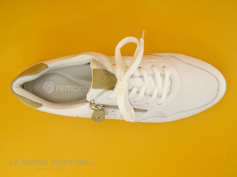 Remonte D2536-80 - Blanc Beige Argent - Basket Basse Femme 6 Remonte D2536-80 - Blanc Beige Argent - Basket Basse Femme â Image 6