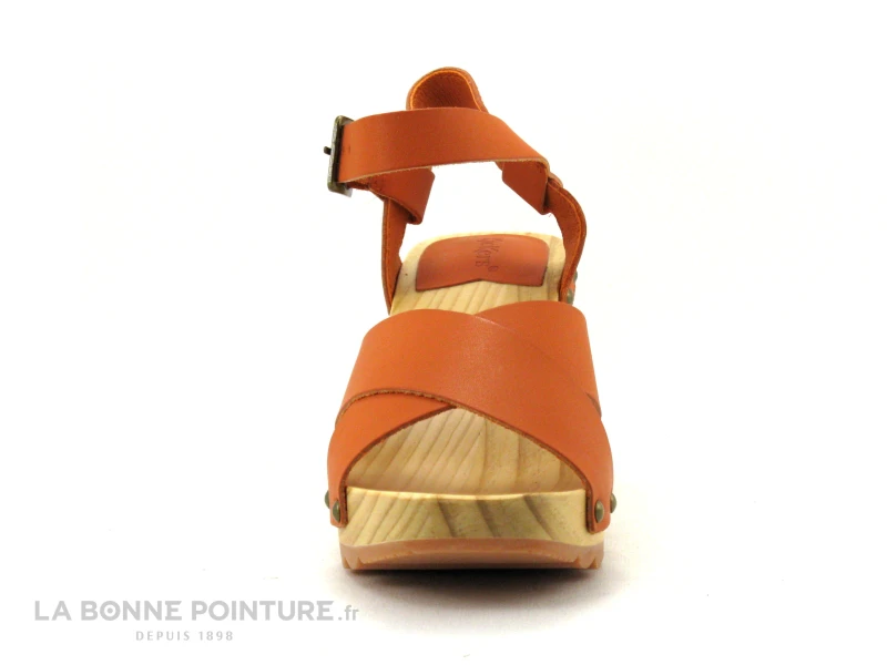 Kickers KICK WISE Orange Brique - 895160-50-173 - Sandale Femme A Talon 2 Kickers KICK WISE Orange Brique - 895160-50-173 - Sandale Femme A Talon – Image 2