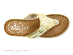 Fly Flot FIBBY - Jaune Blanc Argent - Tong Reglable Femme -Optimal Chaussures Magasin cd24607c73b9e66c561f35ea11d5d5ef img 7609.jpg 156545