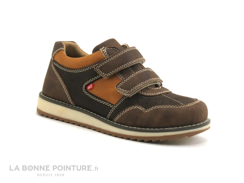 NA ALvaro Marron Cafe - Chaussure Velcro Enfant 5 NA ALvaro Marron Cafe - Chaussure Velcro Enfant – Image 5