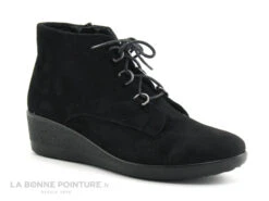Sweet R CODI Noir - Chaussure Compensee Femme