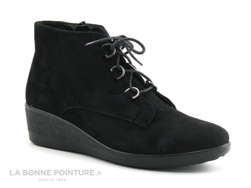 Sweet R CODI Noir - Chaussure Compensee Femme 5 Sweet R CODI Noir - Chaussure Compensee Femme – Image 5