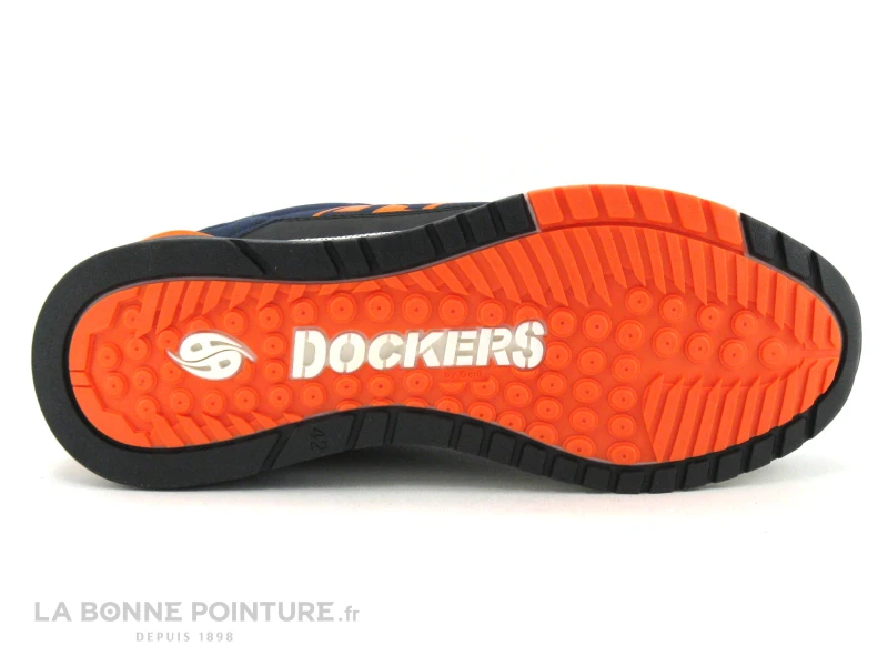 Dockers 49RT005 660 Navy Orange - Basket Basse Homme 7 Dockers 49RT005 660 Navy Orange - Basket Basse Homme â Image 7