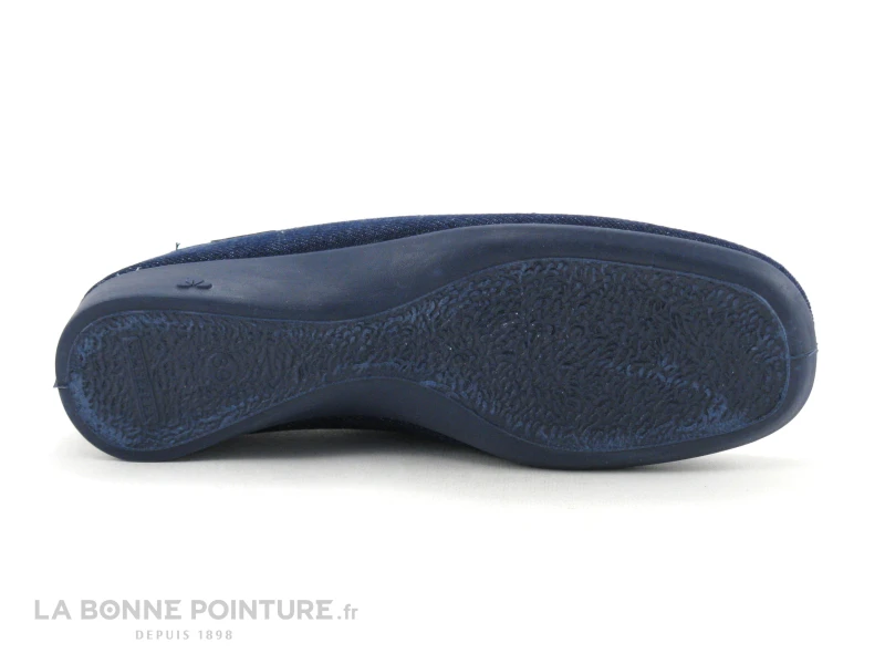 Semelflex MARIE-LENA B Marine Beige - Chausson Mocassin Femme 7 Semelflex MARIE-LENA B Marine Beige - Chausson Mocassin Femme – Image 7