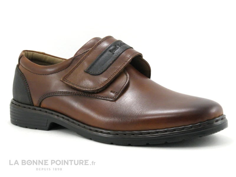 Josef Seibel ALASTAIR 02 Cognac - Chaussure Homme Fermeture Scratch 1 Josef Seibel ALASTAIR 02 Cognac - Chaussure Homme Fermeture Scratch