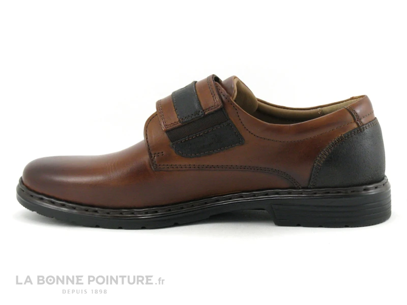 Josef Seibel ALASTAIR 02 Cognac - Chaussure Homme Fermeture Scratch 3 Josef Seibel ALASTAIR 02 Cognac - Chaussure Homme Fermeture Scratch â Image 3