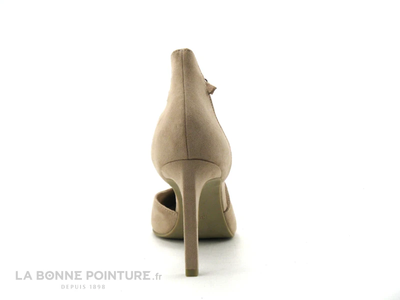 Marco Tozzi 2-24400-26 Nude - Escarpin Talon Haut Bride Cheville 4 Marco Tozzi 2-24400-26 Nude - Escarpin Talon Haut Bride Cheville – Image 4