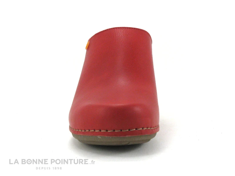 Jungla 7855 Rojo - Sabot Femme Cuir Rouge - Talon Haut 2 Jungla 7855 Rojo - Sabot Femme Cuir Rouge - Talon Haut – Image 2