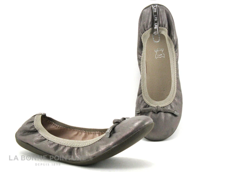 LPB Les Petites Bombes AVA - Bronze Metal - C20L002 - Ballerine Souple 1 LPB Les Petites Bombes AVA - Bronze Metal - C20L002 - Ballerine Souple