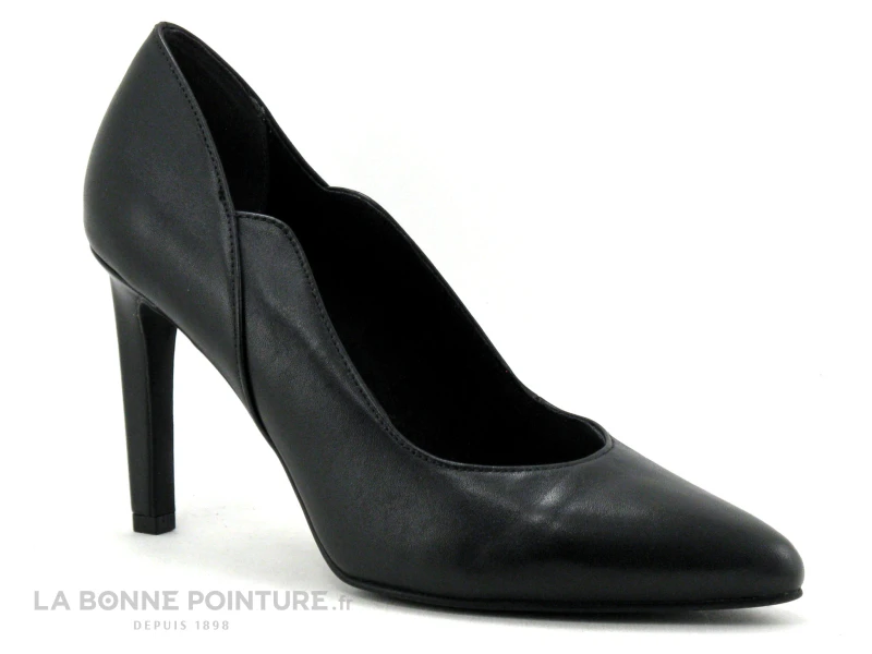 Marco Tozzi 2-22406-26 Black - Escarpin Pointu Noir - Talon Haut 1 Marco Tozzi 2-22406-26 Black - Escarpin Pointu Noir - Talon Haut
