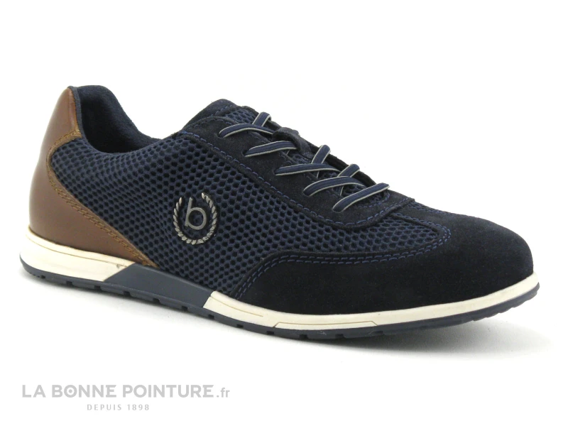 Bugatti STOWE 331-A7M02 Dark Blue - Basket Homme Bleu Marine 5 Bugatti STOWE 331-A7M02 Dark Blue - Basket Homme Bleu Marine – Image 5