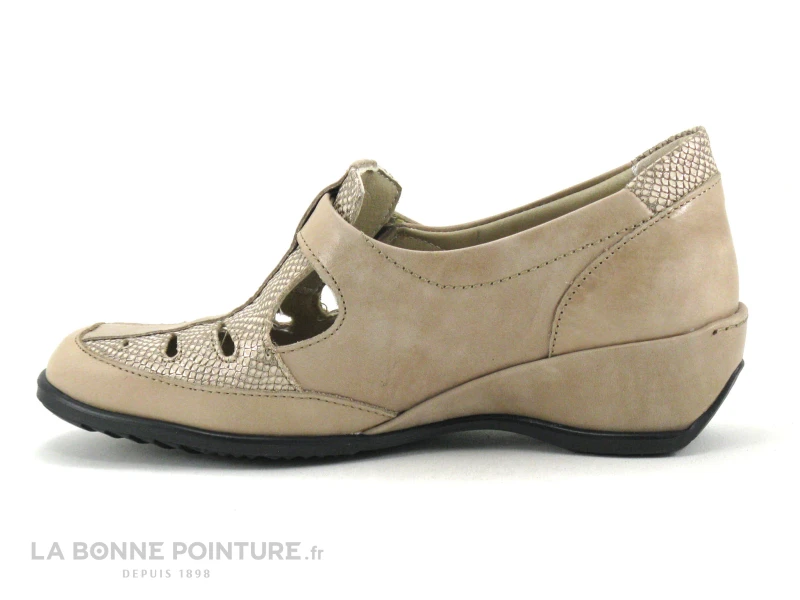 Suaves ALPES 5042APT Sandy - Chaussure Aeree Beige - Talon Compense 3 Suaves ALPES 5042APT Sandy - Chaussure Aeree Beige - Talon Compense â Image 3