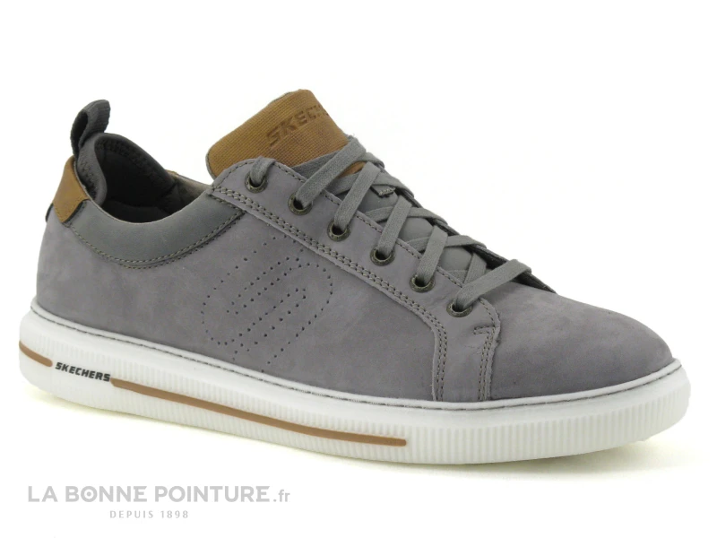 Skechers PERTOLA RUSTON 210450 - Sneakers Grise Homme 1 Skechers PERTOLA RUSTON 210450 - Sneakers Grise Homme