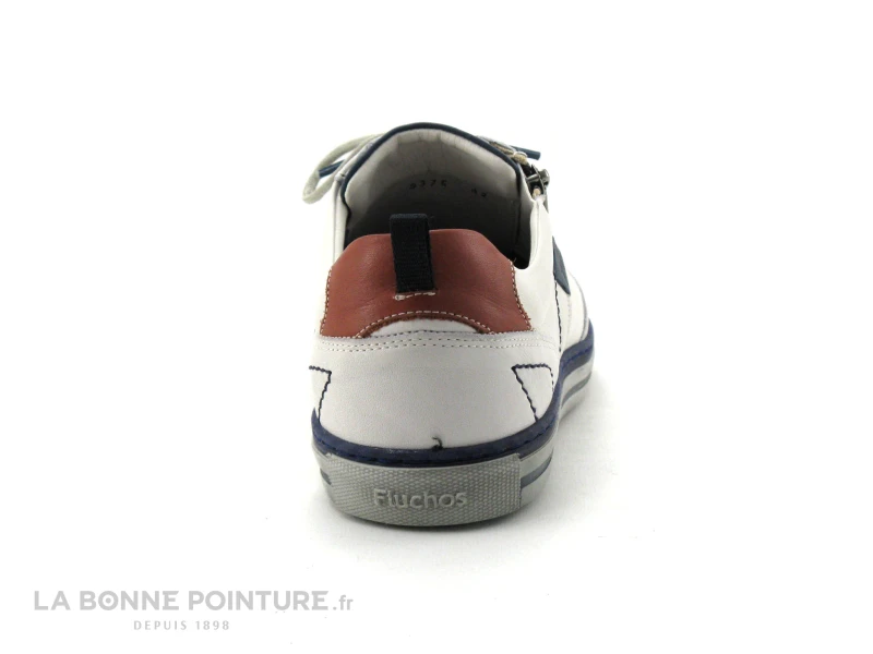 Fluchos Quebec 9376 SURF HIELO - Basket Homme Cuir Blanc Bleu 4 Fluchos Quebec 9376 SURF HIELO - Basket Homme Cuir Blanc Bleu – Image 4