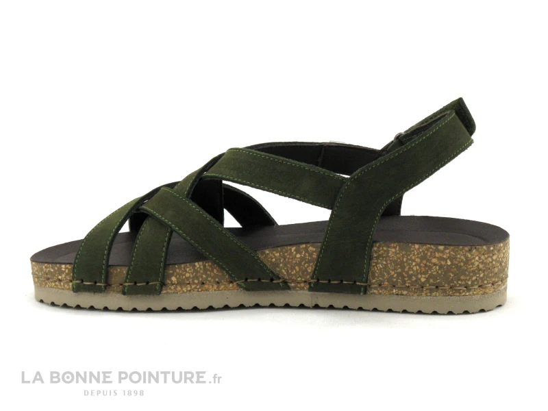 Jungla 7999 Forest Prado - Sandale Femme En Cuir Vert 3 Jungla 7999 Forest Prado - Sandale Femme En Cuir Vert – Image 3