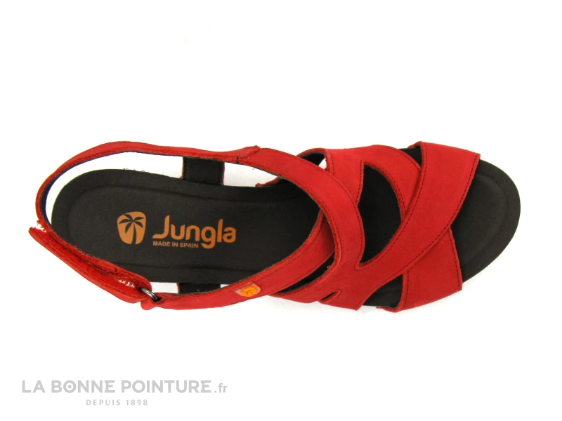 Jungla 8005 - Nu-pieds Femme En Cuir Rouge A Talon Haut 6 Jungla 8005 - Nu-pieds Femme En Cuir Rouge A Talon Haut – Image 6
