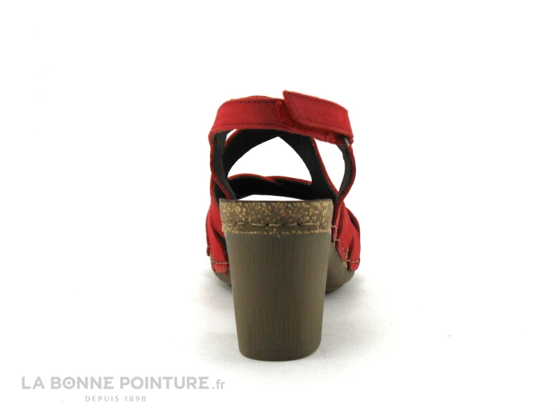 Jungla 8005 - Nu-pieds Femme En Cuir Rouge A Talon Haut 4 Jungla 8005 - Nu-pieds Femme En Cuir Rouge A Talon Haut – Image 4