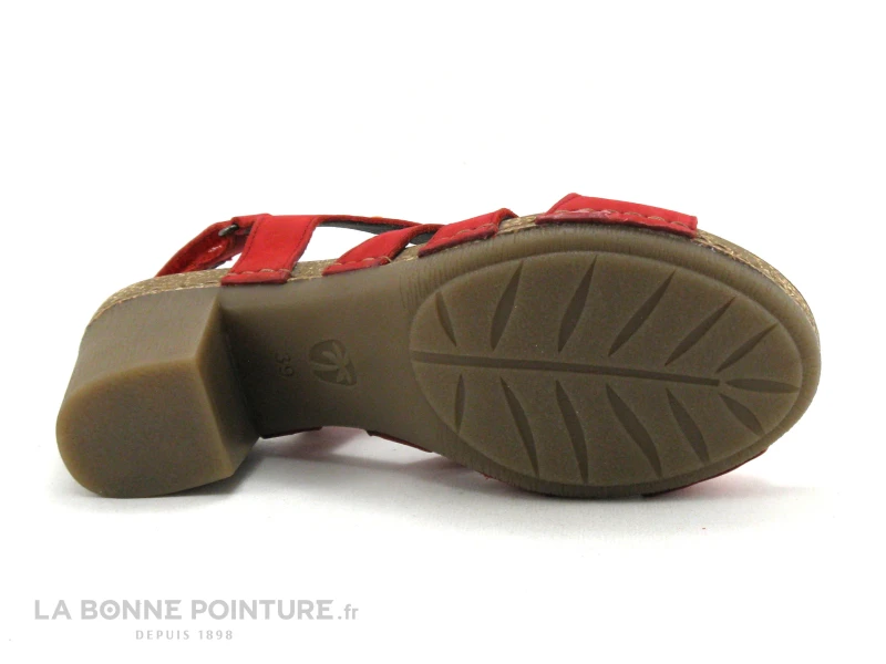 Jungla 8005 - Nu-pieds Femme En Cuir Rouge A Talon Haut 7 Jungla 8005 - Nu-pieds Femme En Cuir Rouge A Talon Haut – Image 7