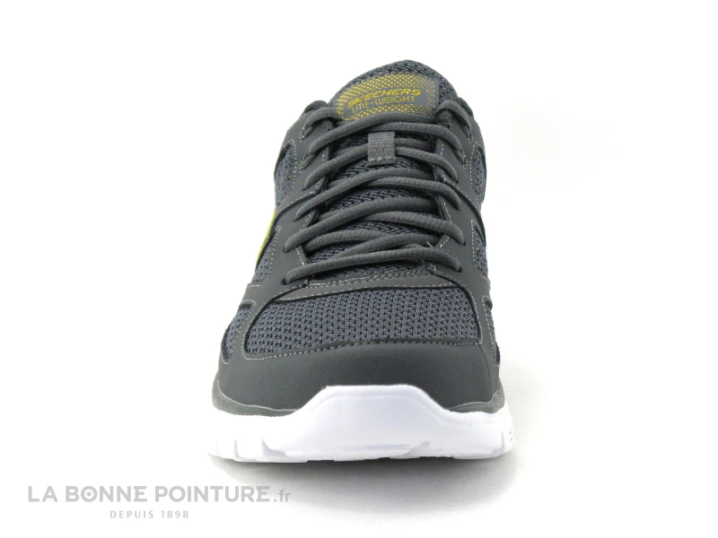 Skechers BURNS AGOURA 52635 Charcoal - Basket Grise - Homme 2 Skechers BURNS AGOURA 52635 Charcoal - Basket Grise - Homme – Image 2