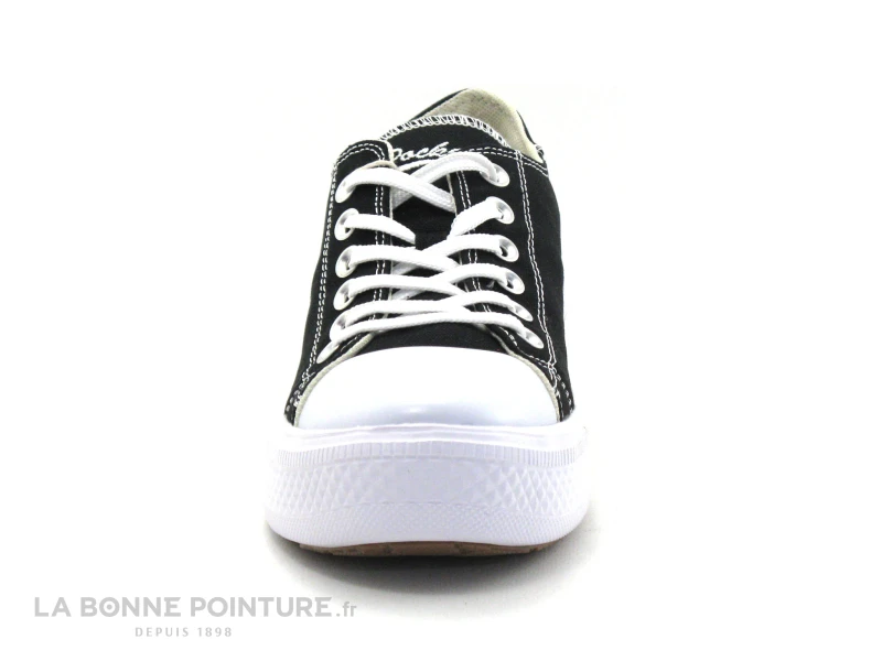 Dockers 50VL201 - Basket Toile Noire Femme - Semelle Plateforme 2 Dockers 50VL201 - Basket Toile Noire Femme - Semelle Plateforme – Image 2