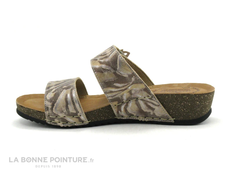 Fly Flot FIZINE Beige - Mule Femme Reglable Avec Scratch 3 Fly Flot FIZINE Beige - Mule Femme Reglable Avec Scratch – Image 3