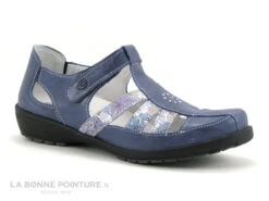 Nouvelles versions 21 Suave London 8031T Cobalt Petunia - Chaussure Ouverte Femme
