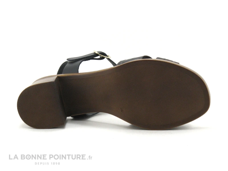 Carla Tortosa 68045 - Sandale Noire - Talon Large 7 Carla Tortosa 68045 - Sandale Noire - Talon Large – Image 7