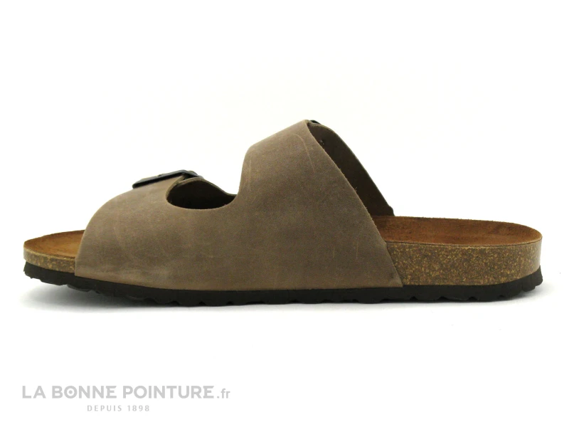 Inter Bios 9560 Pardo - Mule Reglable Homme Cuir Beige 2 Inter Bios 9560 Pardo - Mule Reglable Homme Cuir Beige – Image 2