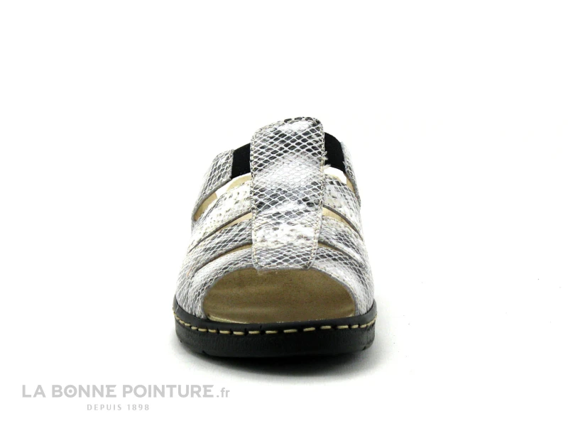 Pedi Girl DOMI AMO Off White - Reptile - Mule Serpent Femme 2 Pedi Girl DOMI AMO Off White - Reptile - Mule Serpent Femme – Image 2