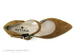 Artika YNATA Vel Daim - Escarpin Jaune Ocre - Talon Haut - Bout Pointu -Optimal Chaussures Magasin cd24607c73b9e66c561f35ea11d5d5ef img 8378.jpg 157432