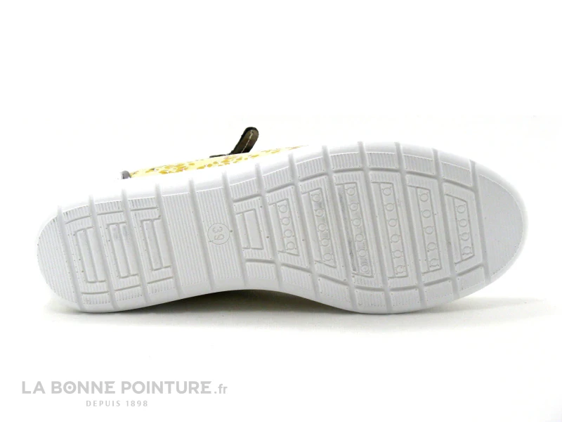 Inea FARFADET Blanc Jaune - Basket Femme Lacet Et Zip 7 Inea FARFADET Blanc Jaune - Basket Femme Lacet Et Zip â Image 7