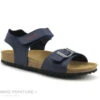 Geox GHITA Boy - J028LB - Navy Red - Sandale GARCON Bleu Marine
