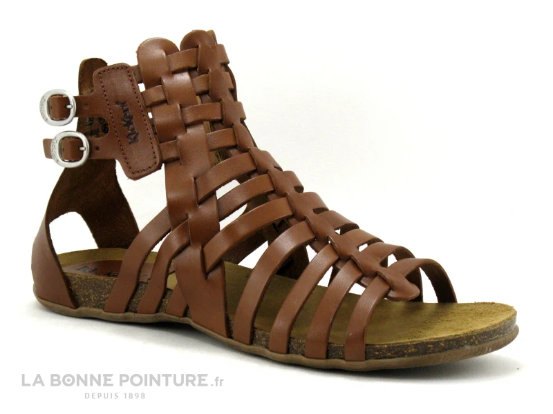 Kickers ANASPART Marron - 420271- Sandale Spartiate Femme 1 Kickers ANASPART Marron - 420271- Sandale Spartiate Femme
