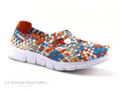 Morans KUBOKA Orange Turquoise - Basket Elastique Femme -Optimal Chaussures Magasin cd24607c73b9e66c561f35ea11d5d5ef img 8487.jpg 169876