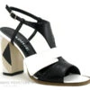 Adige ALSAF F100 Capri Nero Bianco - Sandale Talon