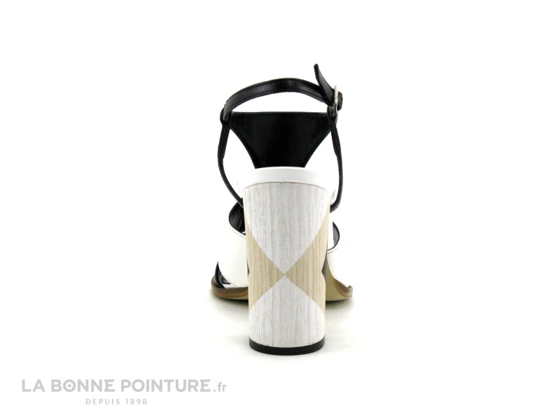 Adige ALSAF F100 Capri Nero Bianco - Sandale Talon 4 Adige ALSAF F100 Capri Nero Bianco - Sandale Talon â Image 4