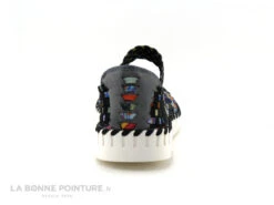 Rock Spring ALEGRA Noir Multicolore - Ballerine Elastique -Optimal Chaussures Magasin cd24607c73b9e66c561f35ea11d5d5ef img 8599.jpg 182146