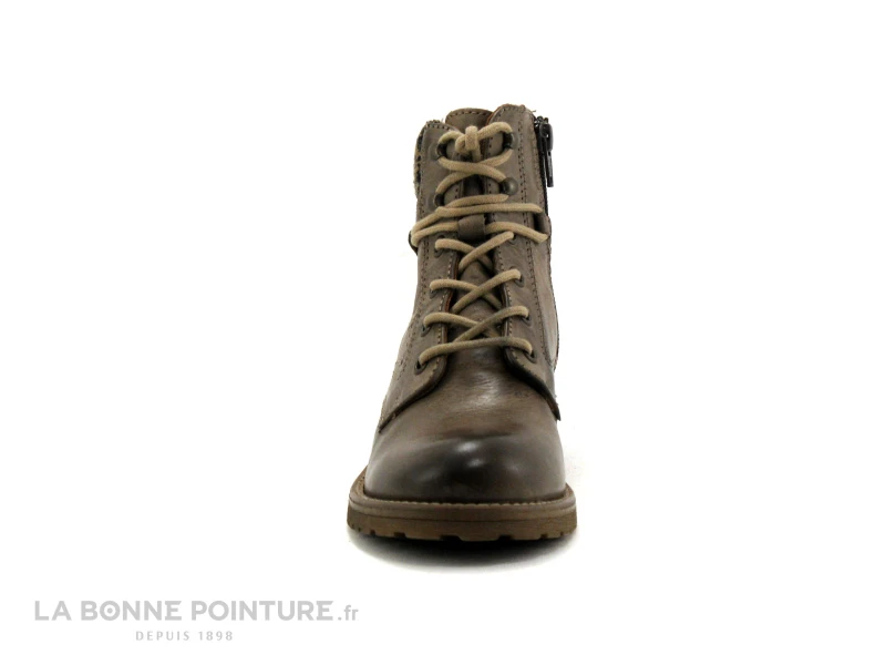 Com Un Point ADGENER Kaki - Bottine Fille Marron 2 Com Un Point ADGENER Kaki - Bottine Fille Marron – Image 2